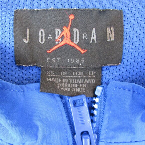Nike Jordan Team Woven Long Sleeve Pullover Jacket Royal Blue Men's XS Reglan Sl - Picture 5 of 8